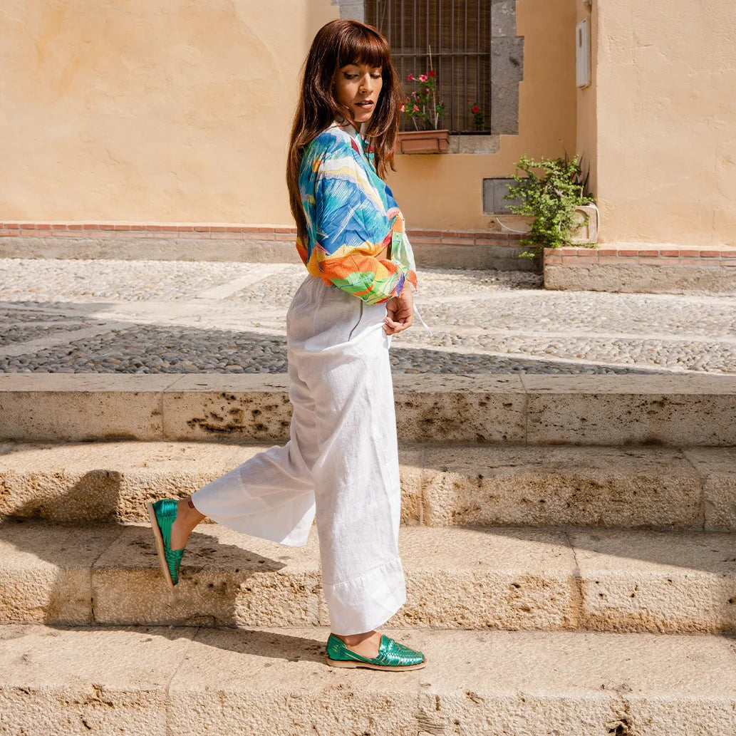 Alegre Vert Émeraude - Huarache Mapache