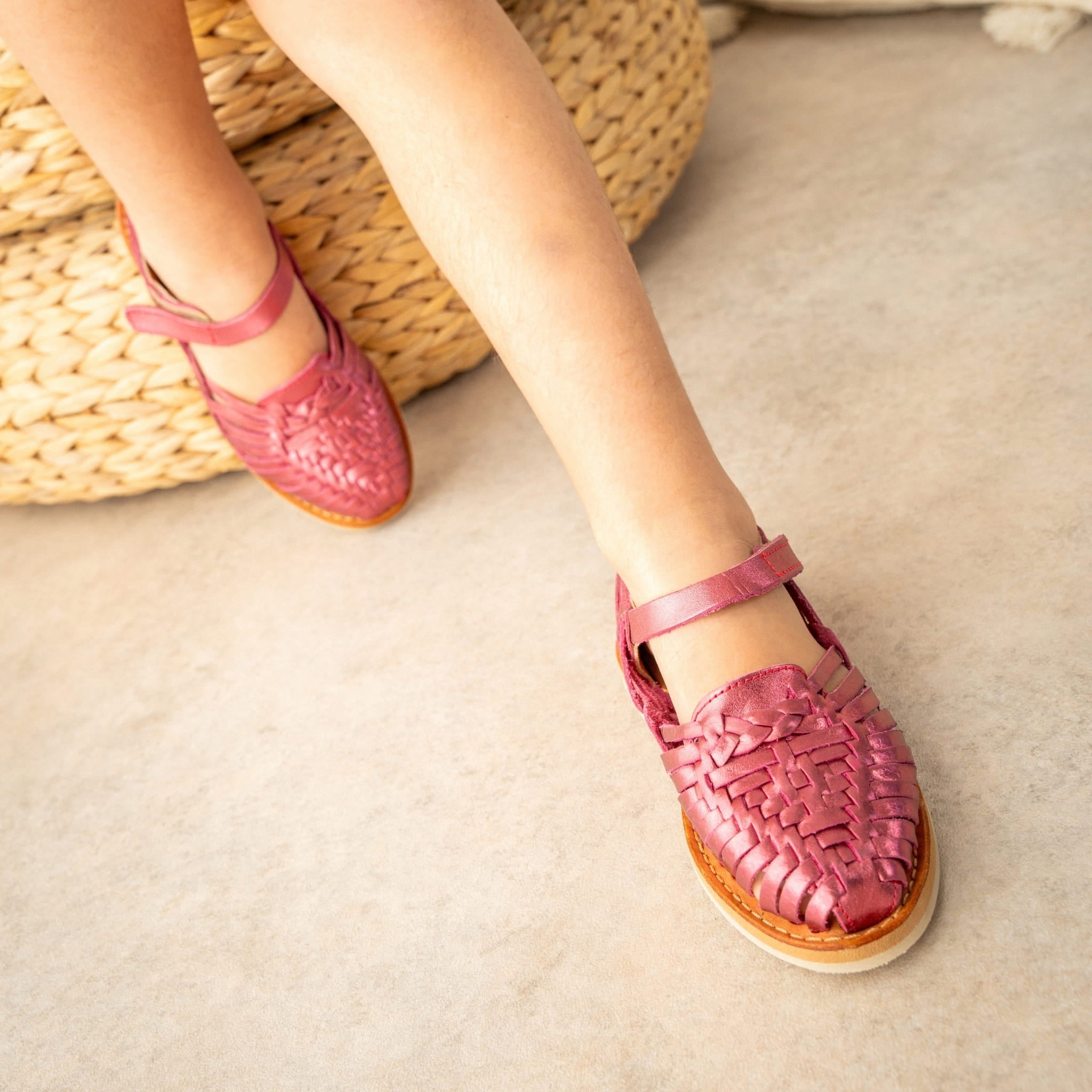 ALEGRIA ROSE FLASHY - HUARACHE ENFANT MAPACHE