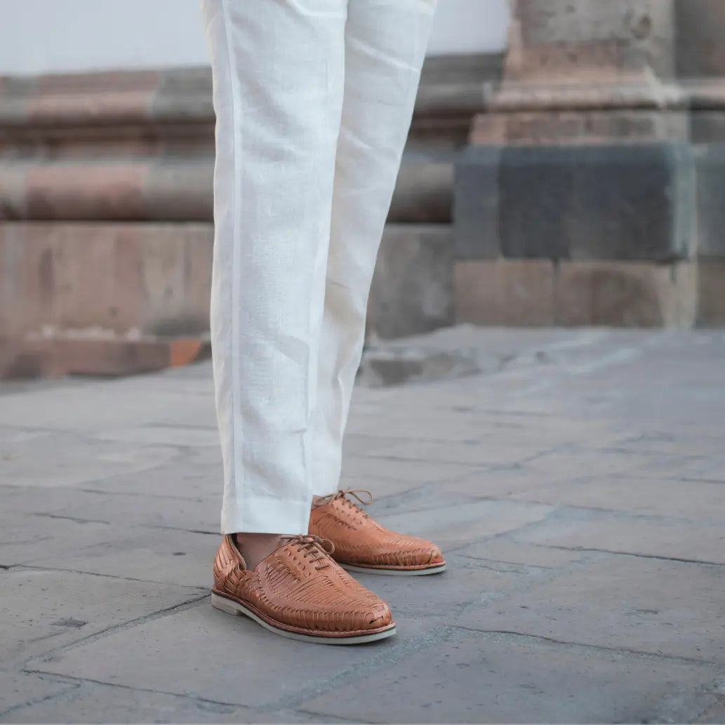 Autentico Camel - Derbies homme Mapache