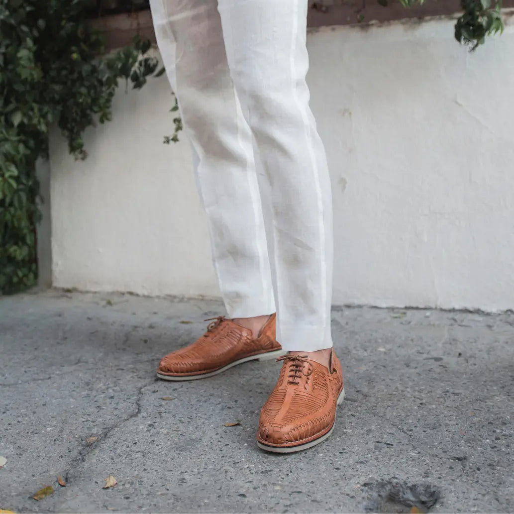 Autentico Camel - Derbies homme Mapache