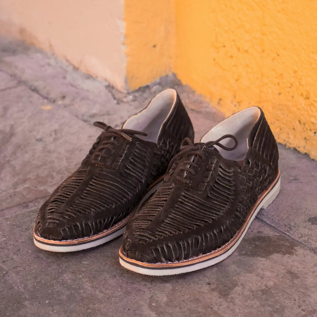 Autentico Suede Brun - Derbies homme Mapache