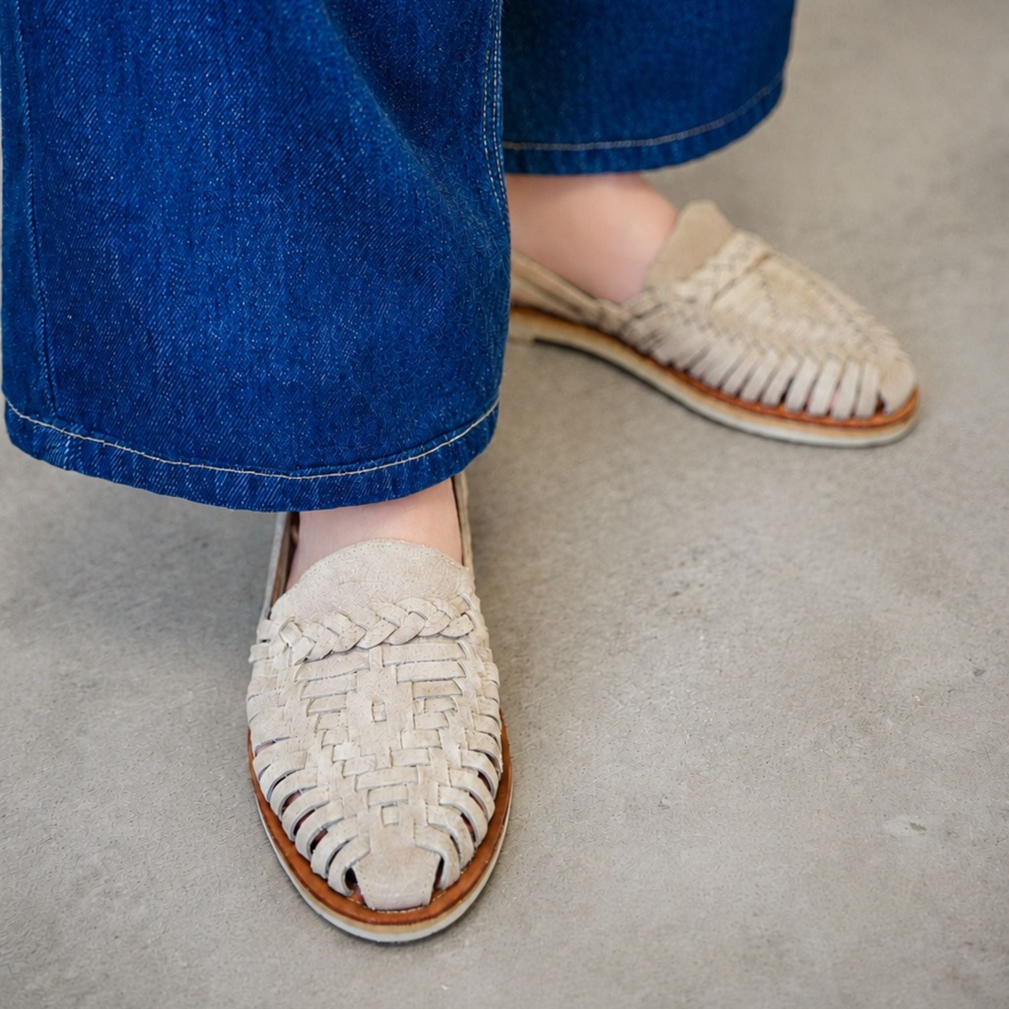 Alegre Suede Taupe - Huarache Mapache