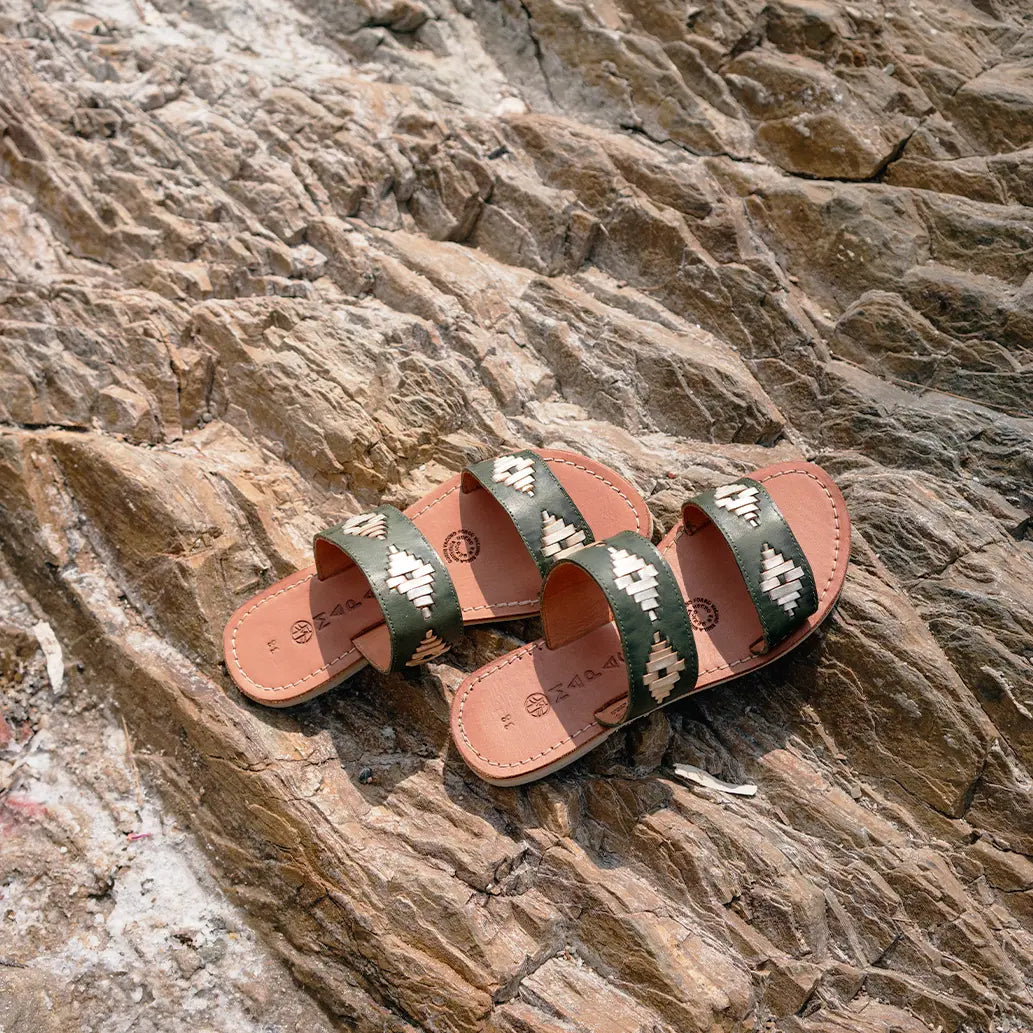 Baila Olive Champagne - Mule Mapache