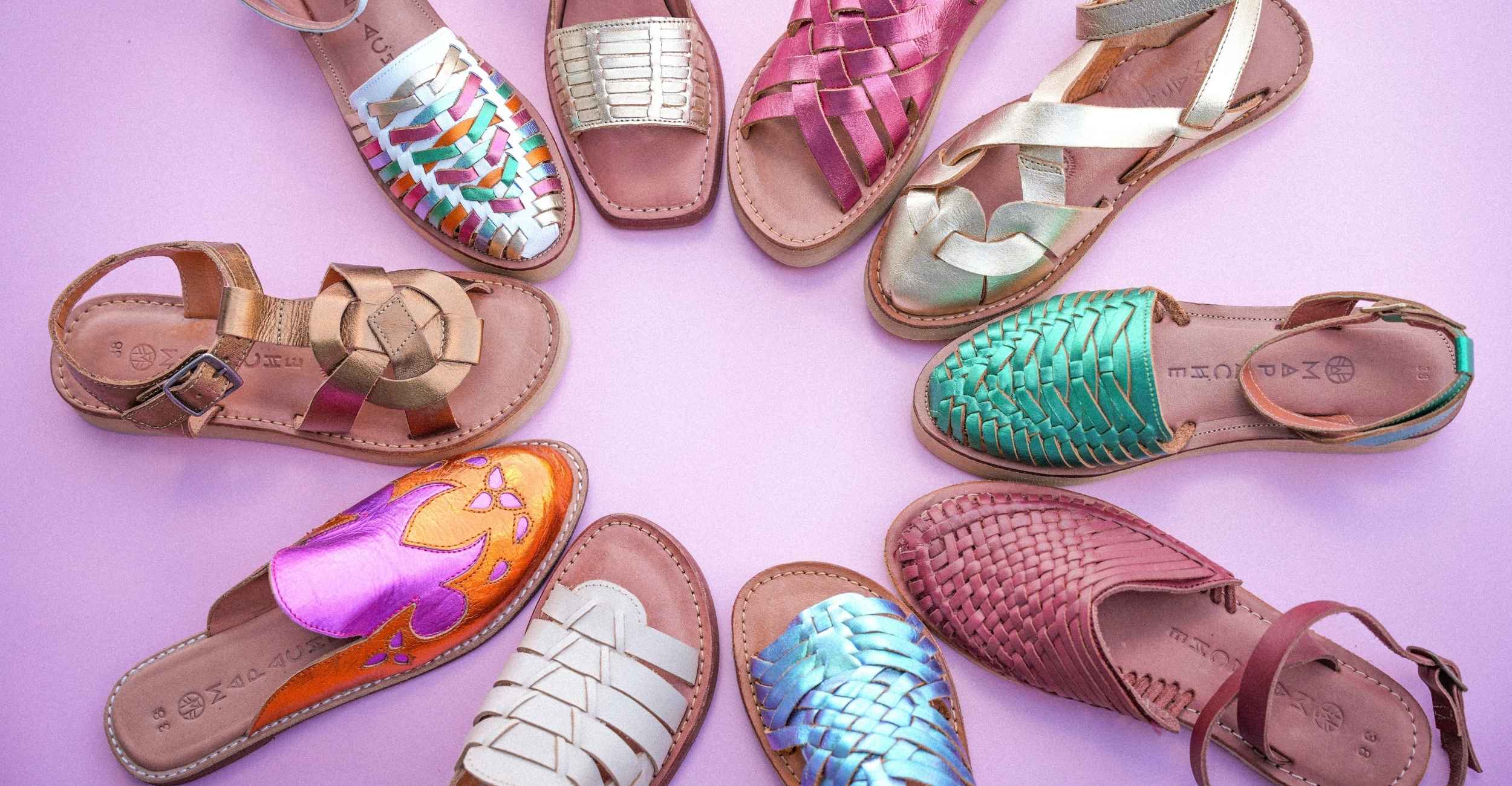 Collection sandales été 2025 - Mapache chaussures artisanales Mexique