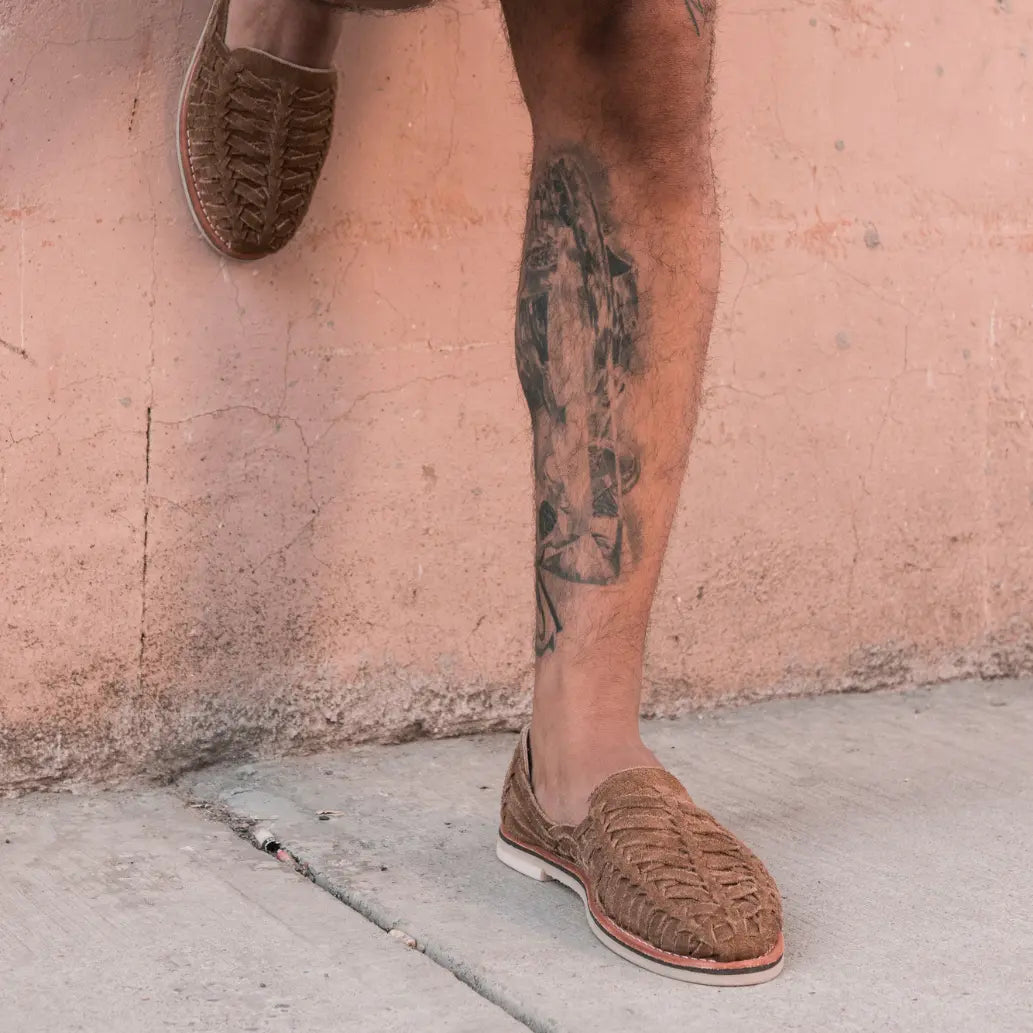 Buena Vista Suede Moka - Mocassins homme Mapache