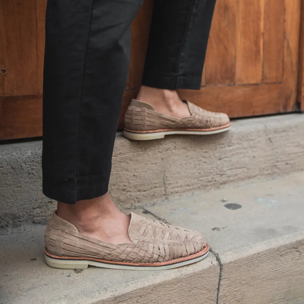 Buena Vista Suede Taupe - Mocassins homme Mapache