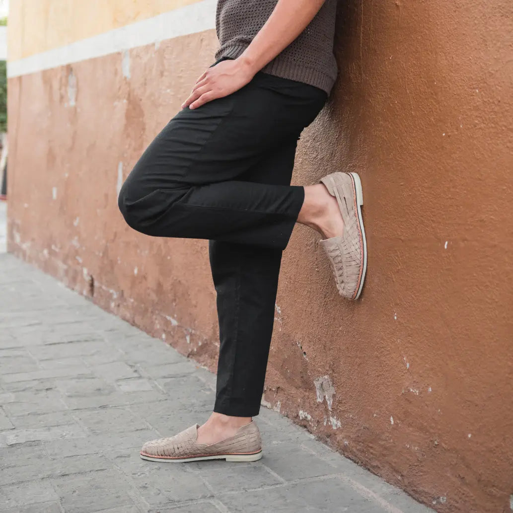 Buena Vista Suede Taupe - Mocassins homme Mapache