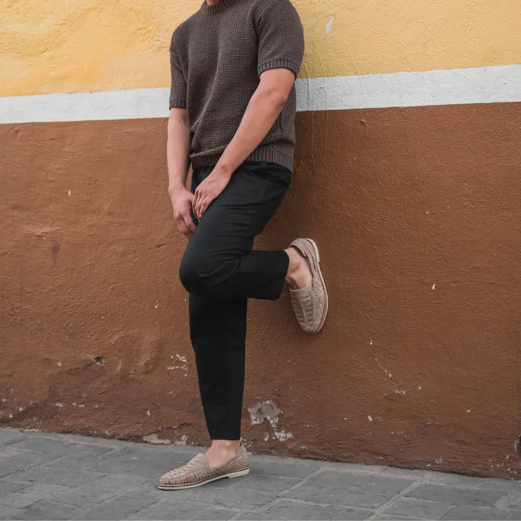 Buena Vista Suede Taupe - Mocassins homme Mapache