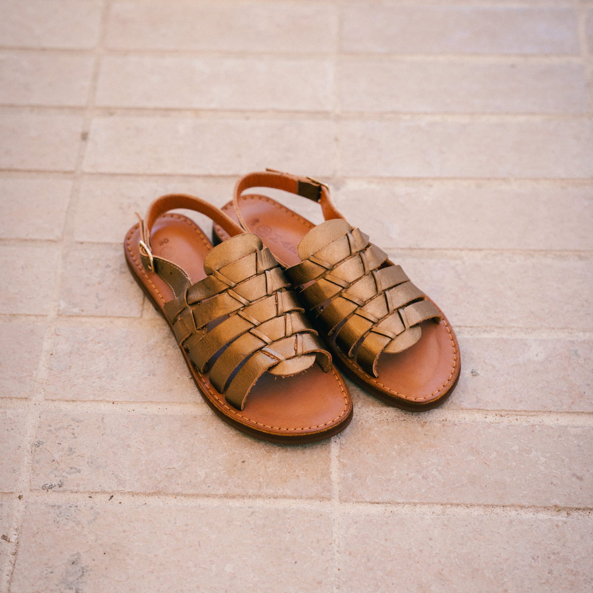 CALI BRONZE - SANDALE FEMME MAPACHE