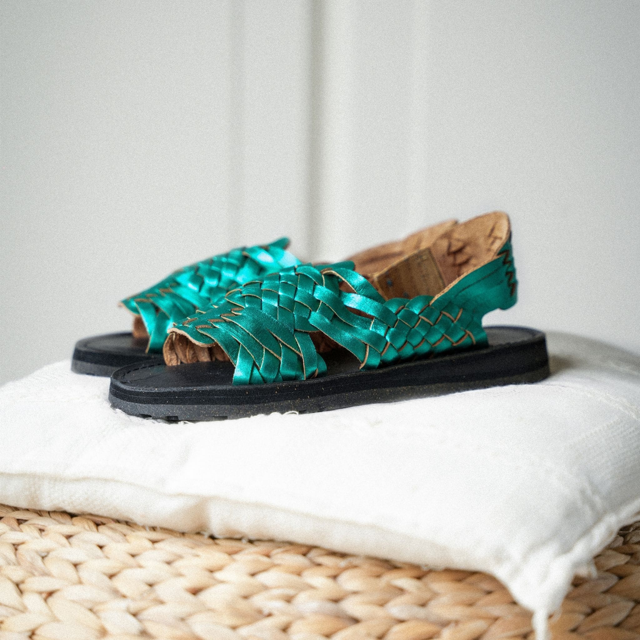 FRIDA VERT ÉMERAUDE - SANDALE FEMME MAPACHE