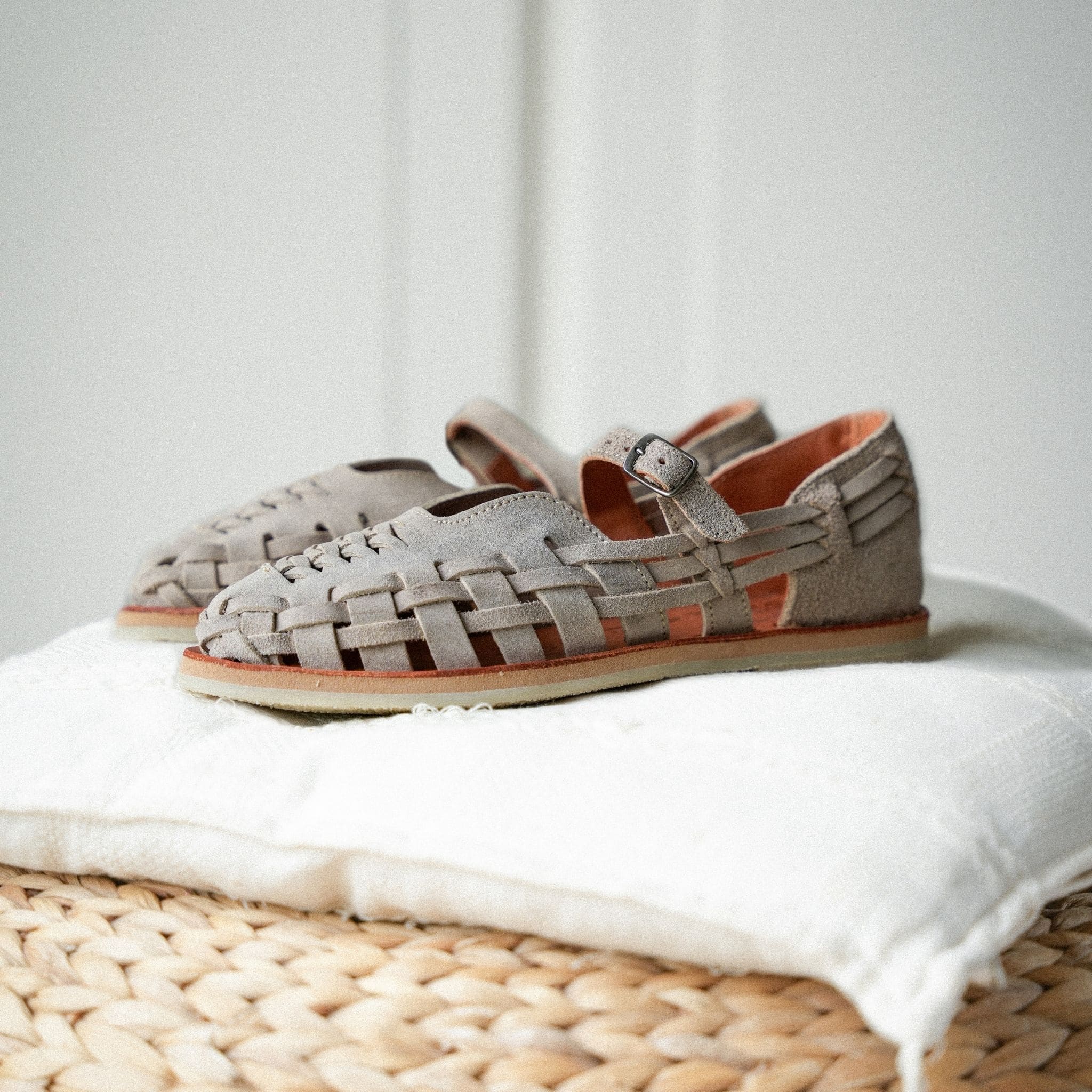 GABY SUEDE TAUPE - HUARACHE FEMME MAPACHE