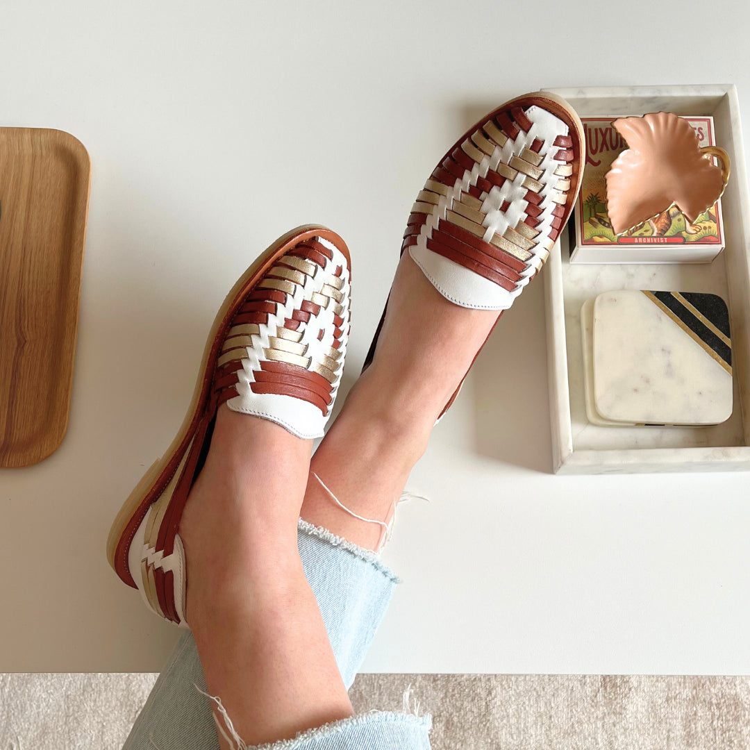 Ibarra Multi Tabac Champagne - Huarache Mapache