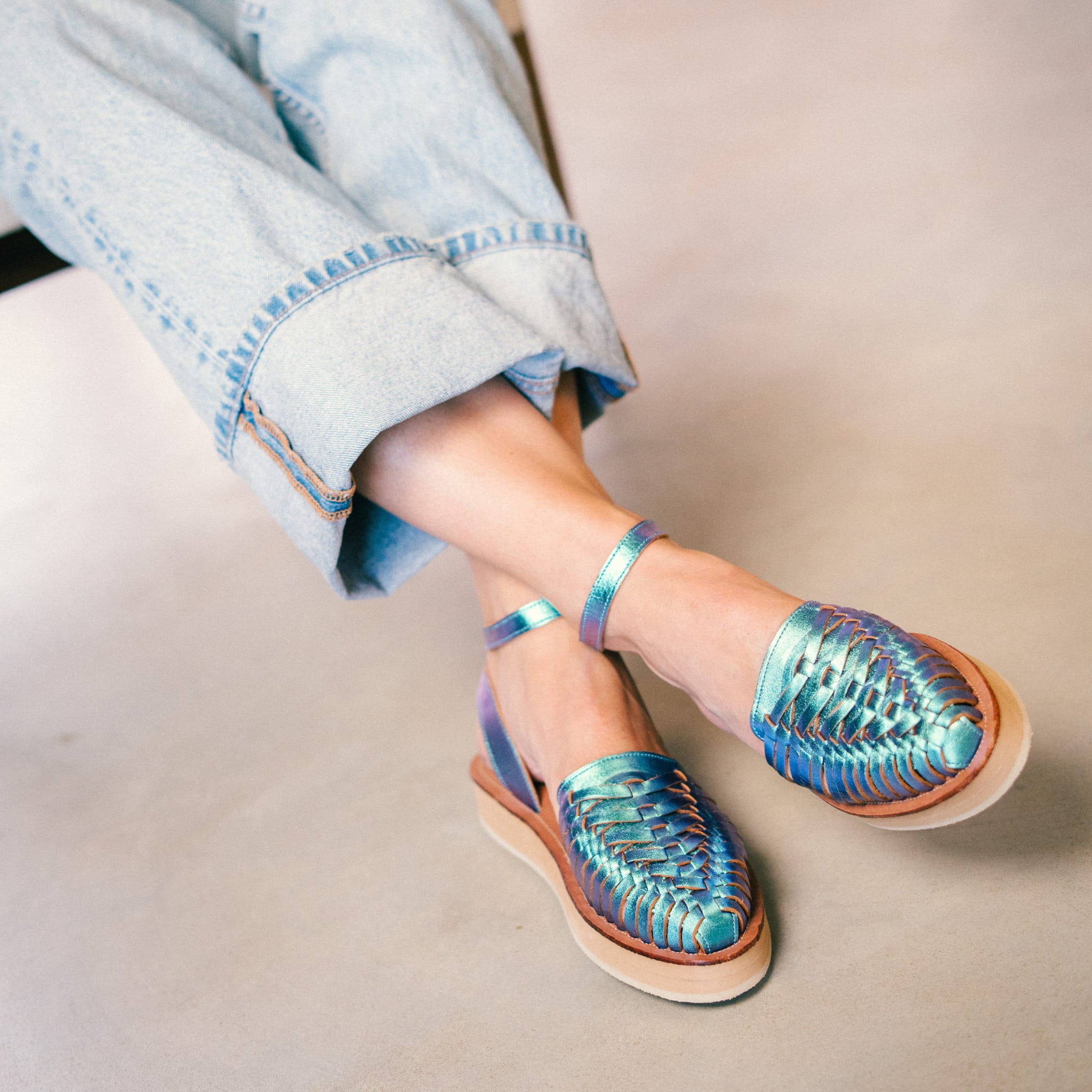 LOMA BLUE MERMAID - SANDALE FEMME MAPACHE