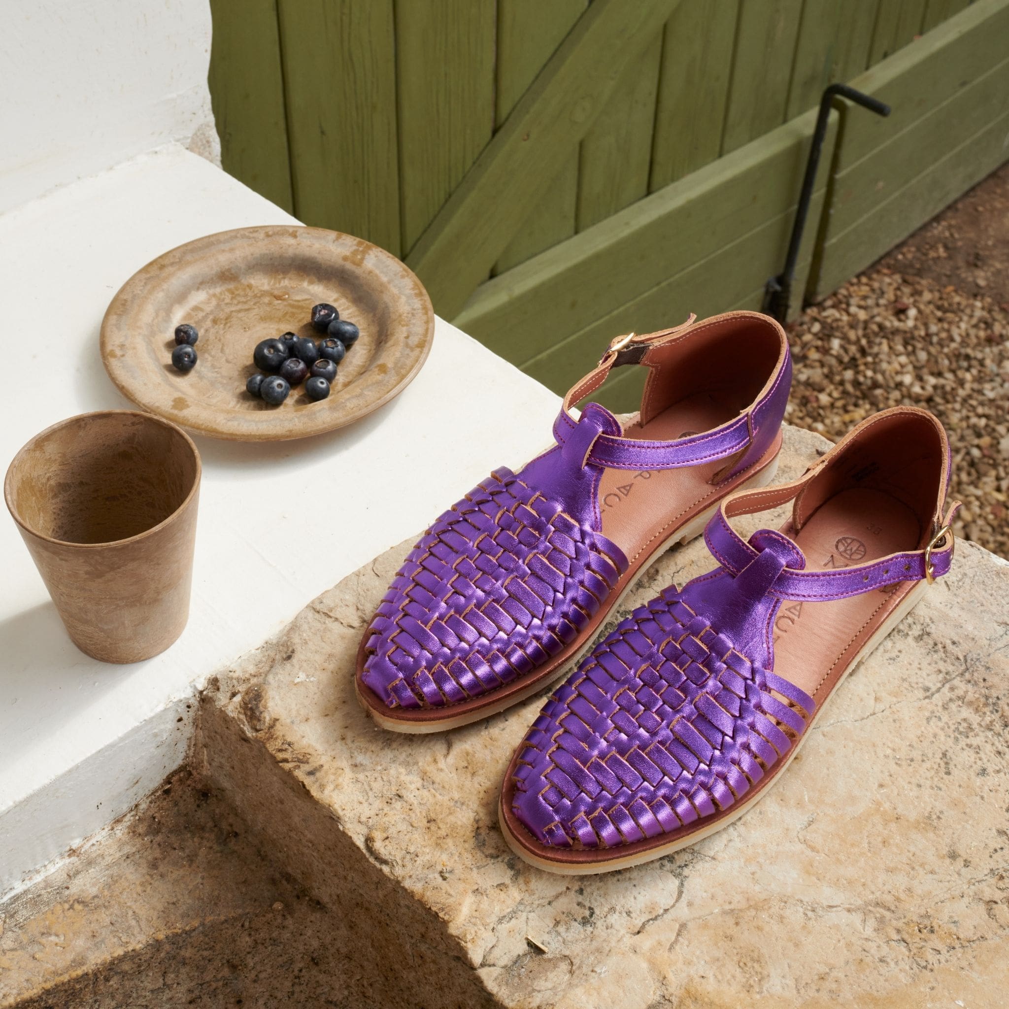 Peonia Violet Flashy - Huarache Mapache