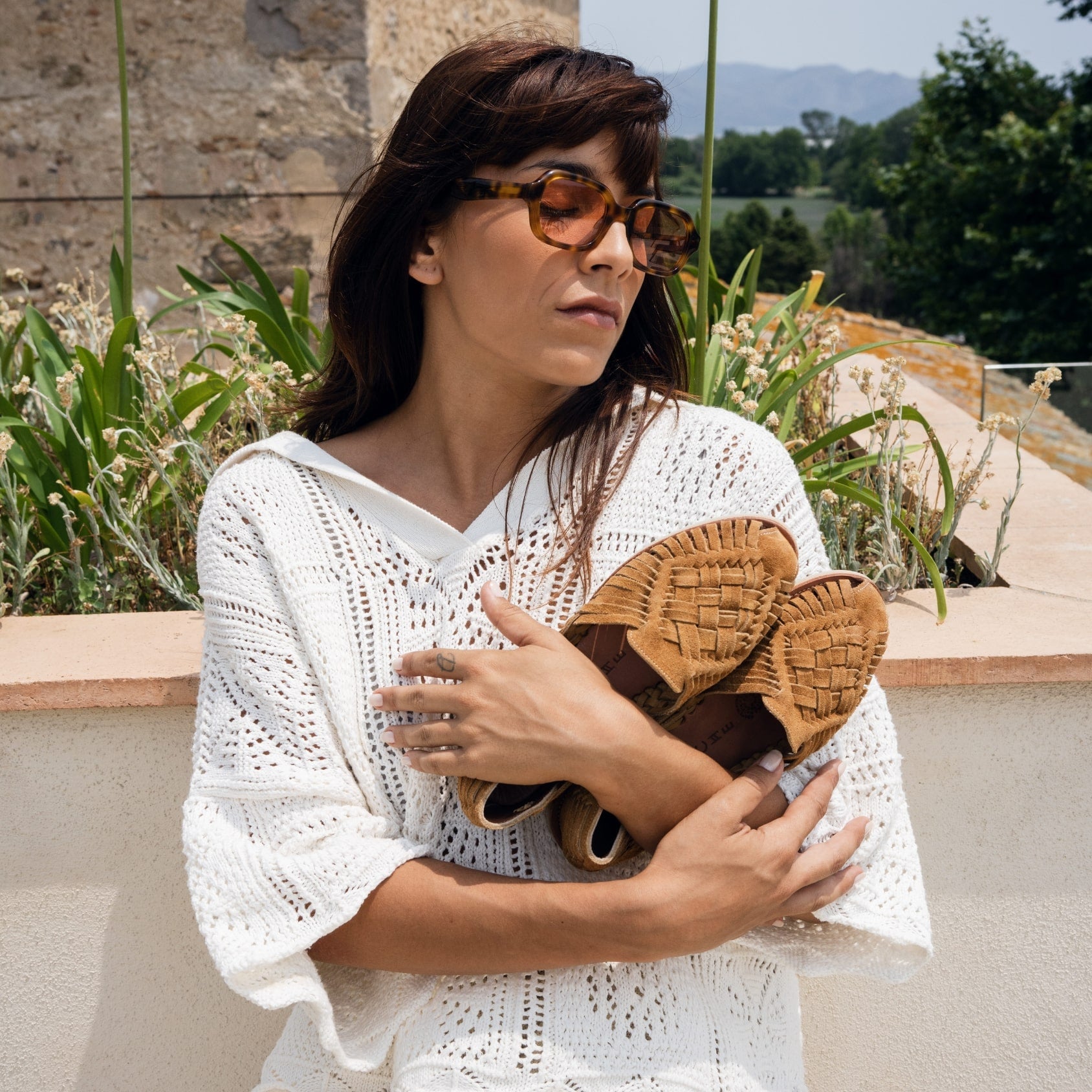 Mapache - Lookbook SS24 - Rosalia Suede Camel