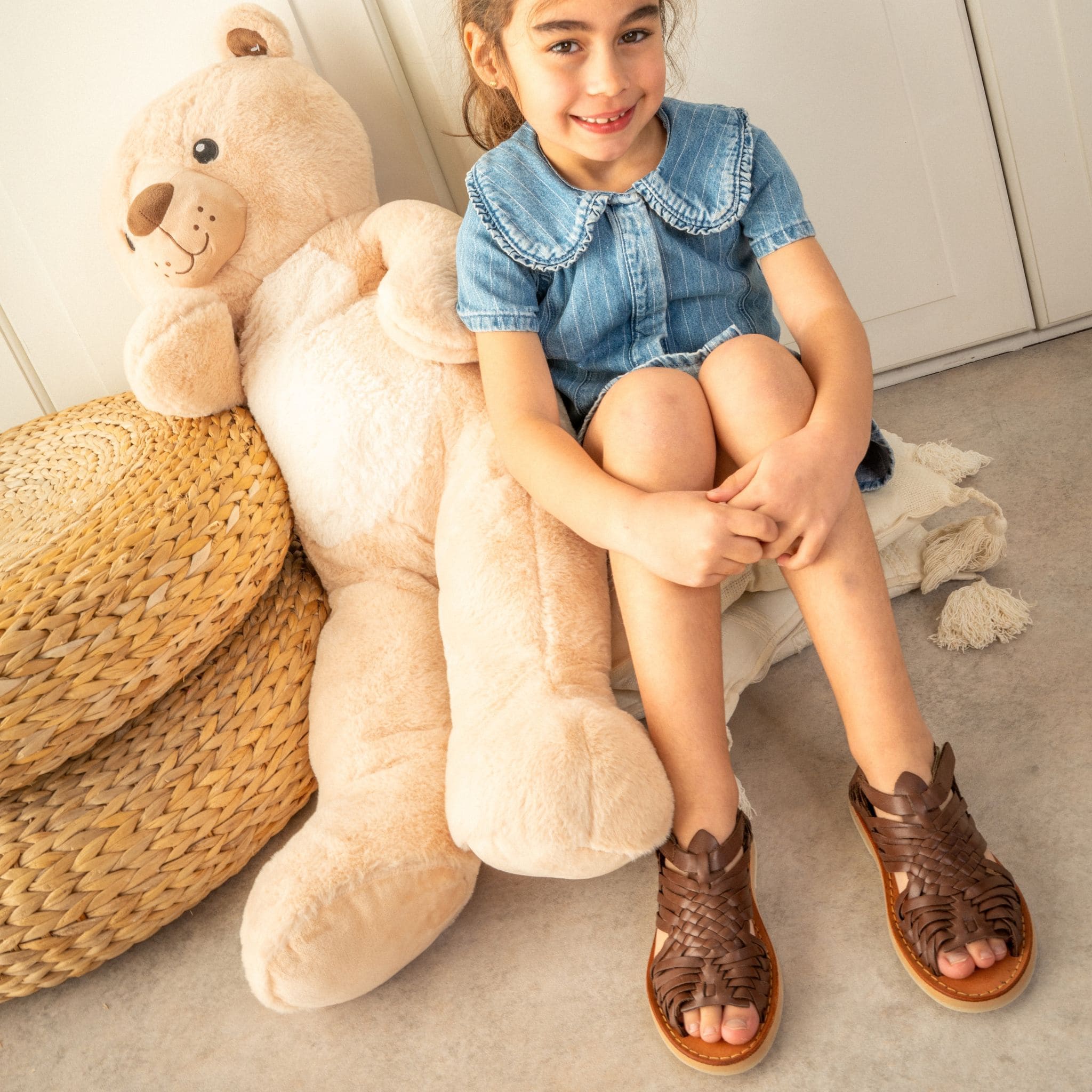 SANDALITA CHOCOLAT - SANDALE ENFANT MAPACHE