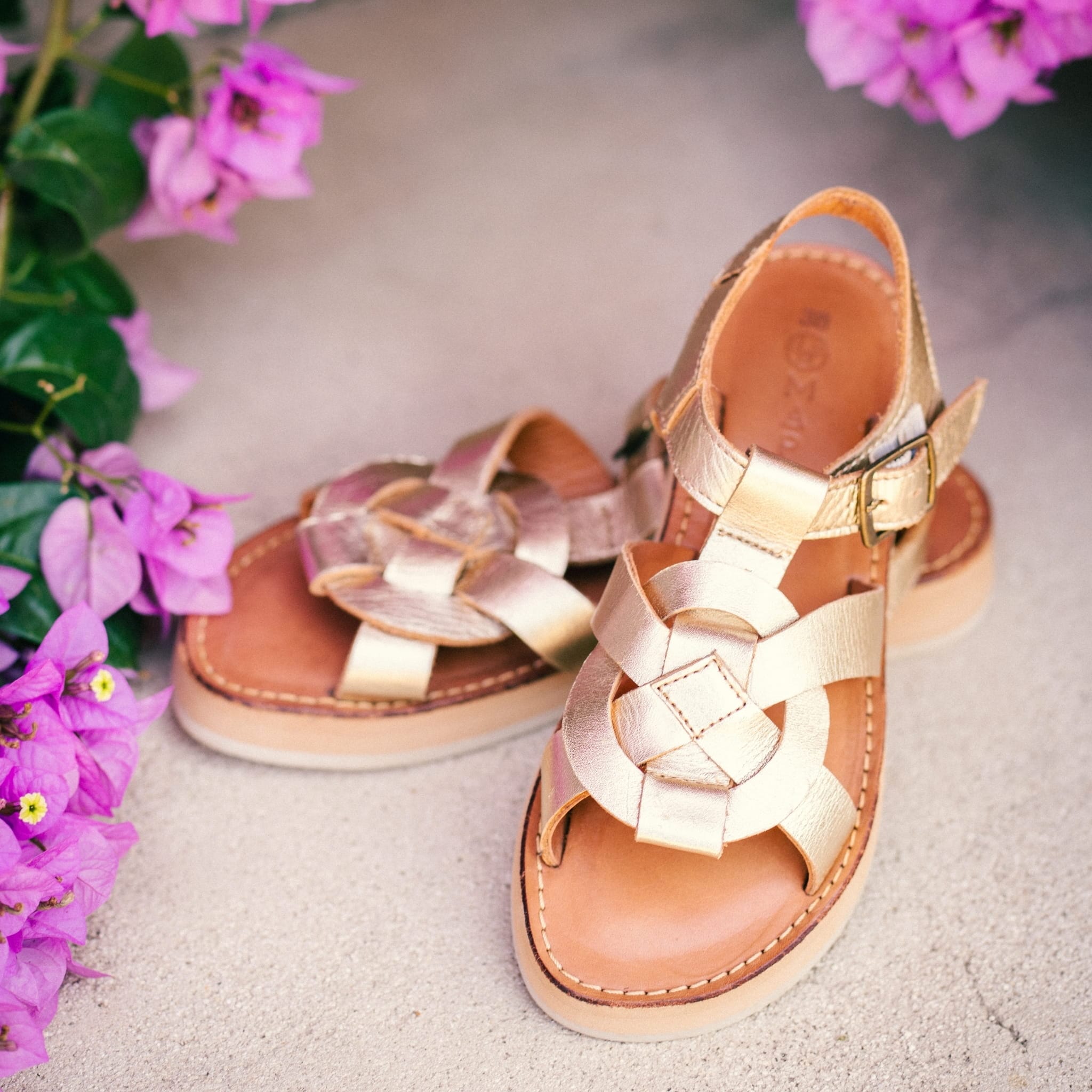 TULUM CHAMPAGNE - SANDALE FEMME MAPACHE