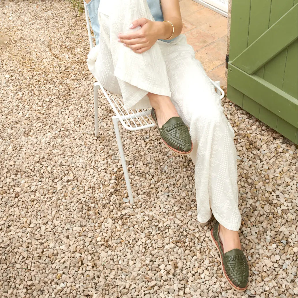 Alegre Olive - Huarache Mapache