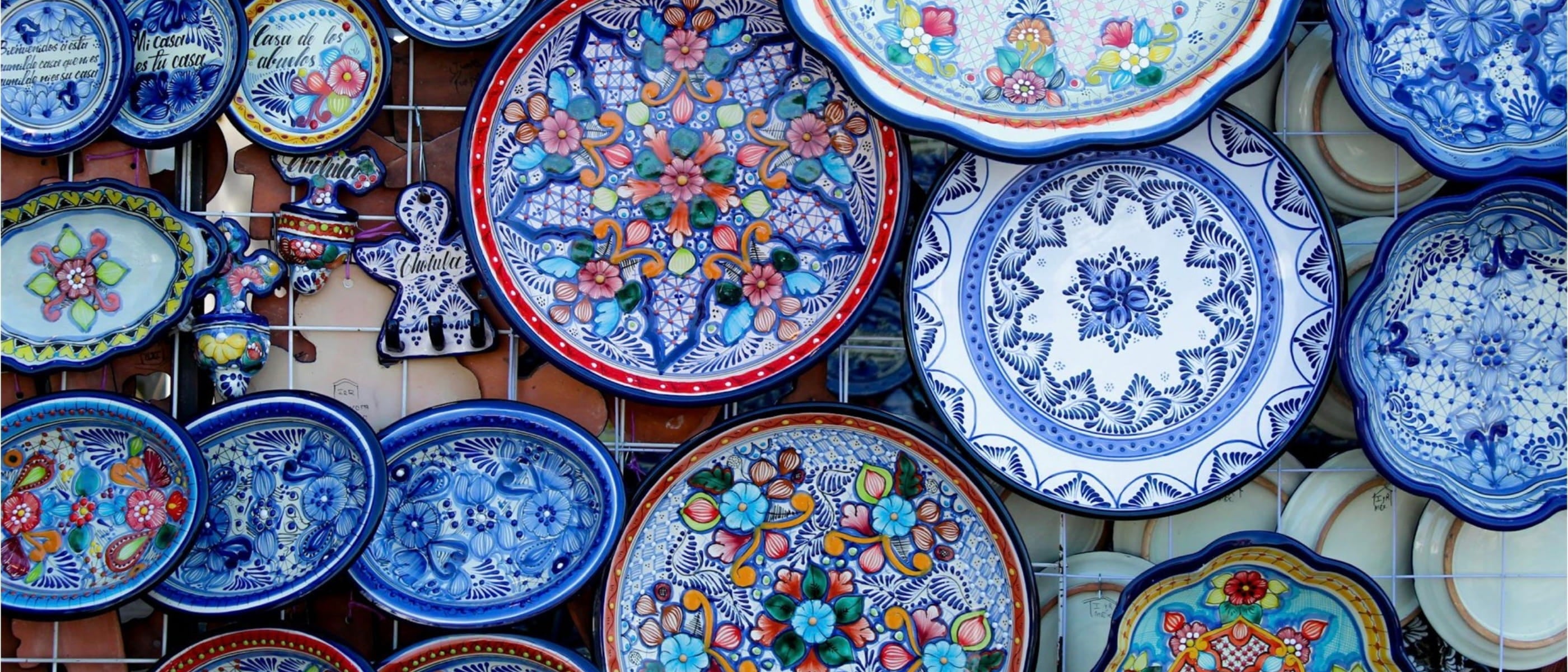 Assiettes artisanales Mexique - blog Mapache