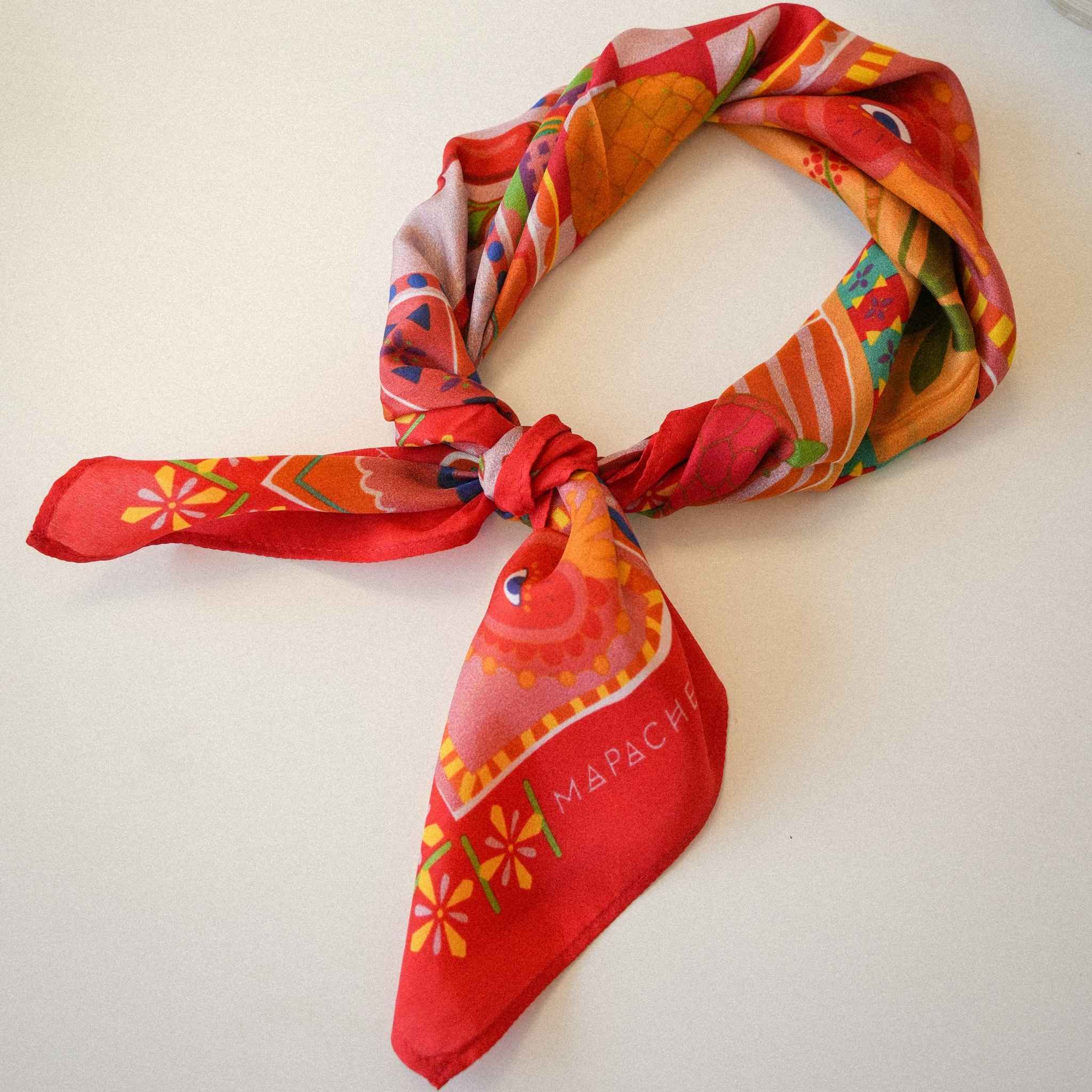 FOULARD COLORES DE ALEGRIA - MAPACHE