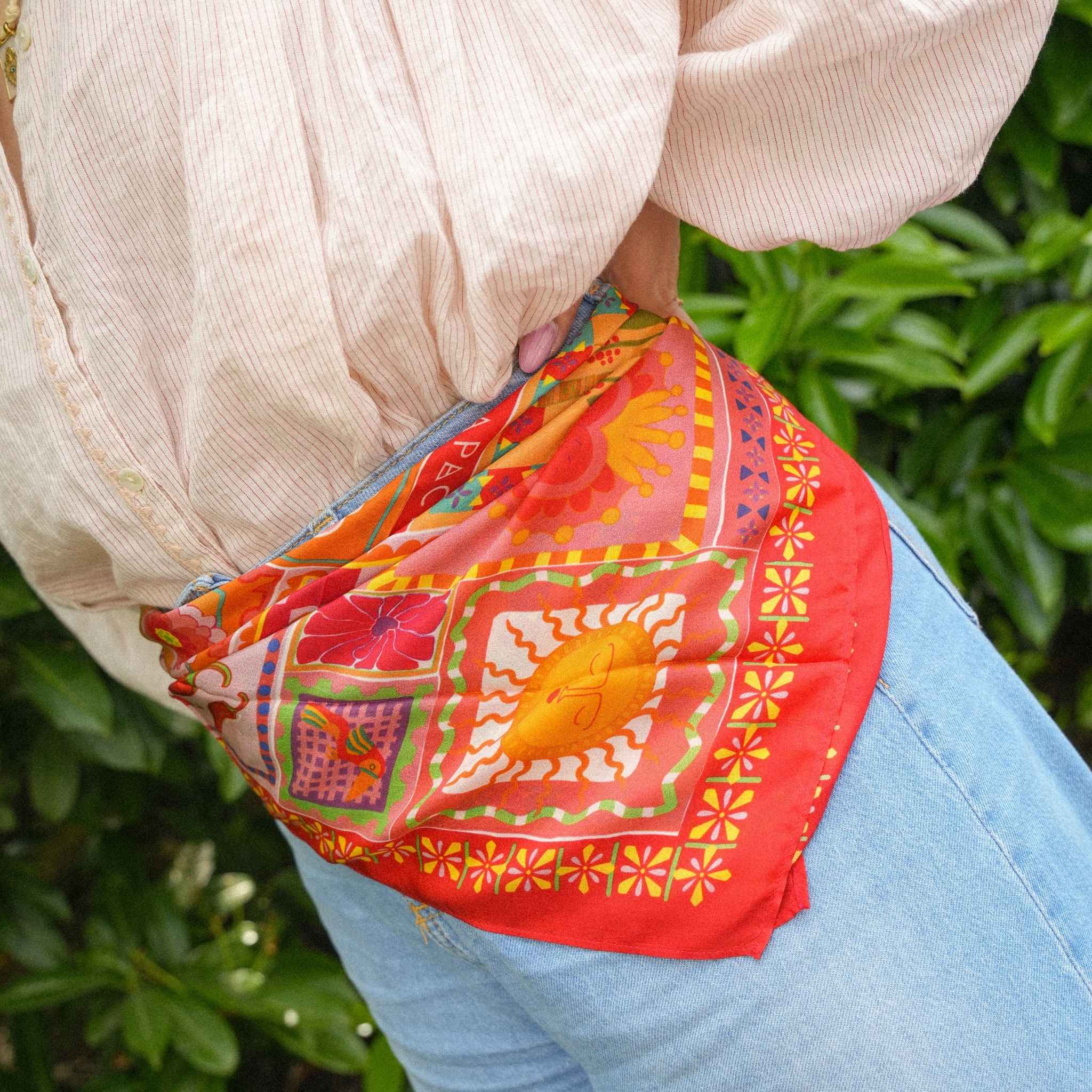 FOULARD COLORES DE ALEGRIA - MAPACHE