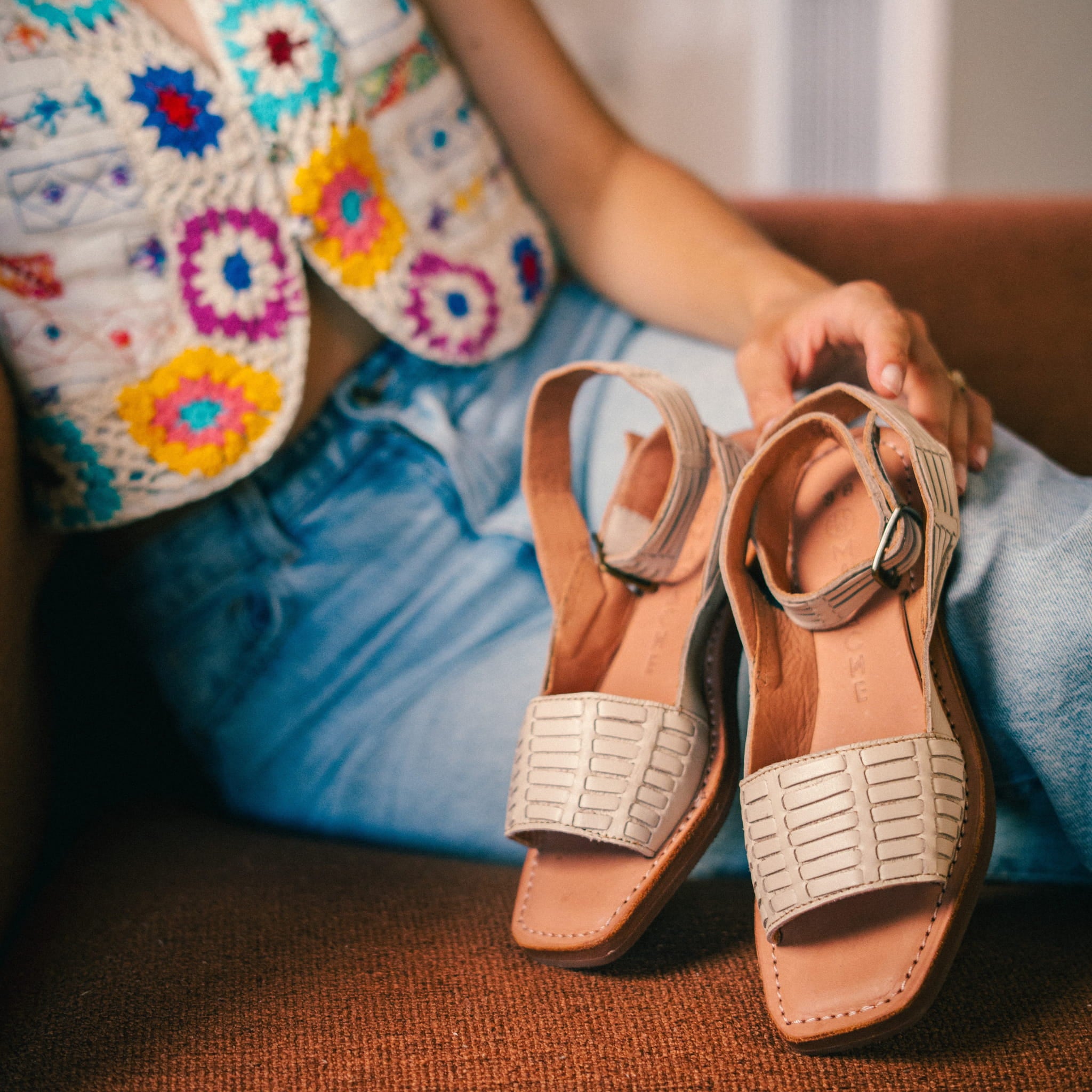 GLORIA GRÈGE - SANDALE FEMME MAPACHE