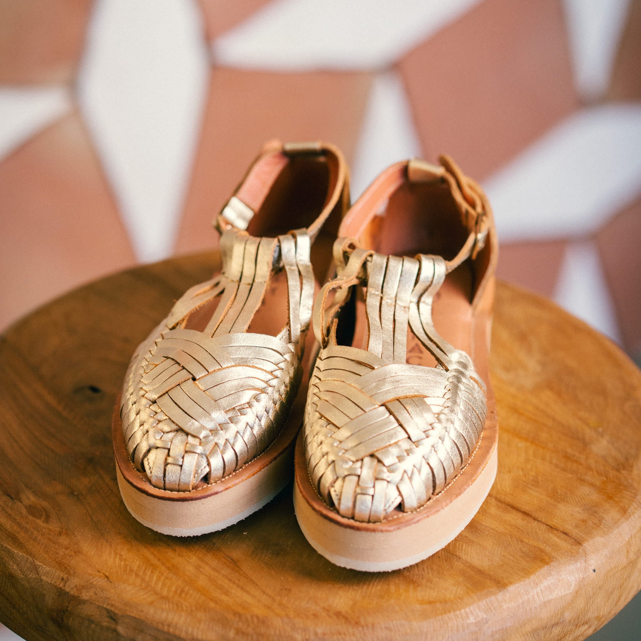 ISIDORA CHAMPAGNE - HUARACHE FEMME MAPACHE 