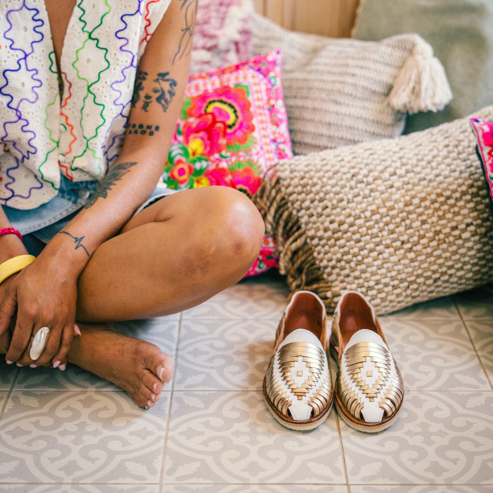 Ibarra Coco Champagne - Huarache Mapache