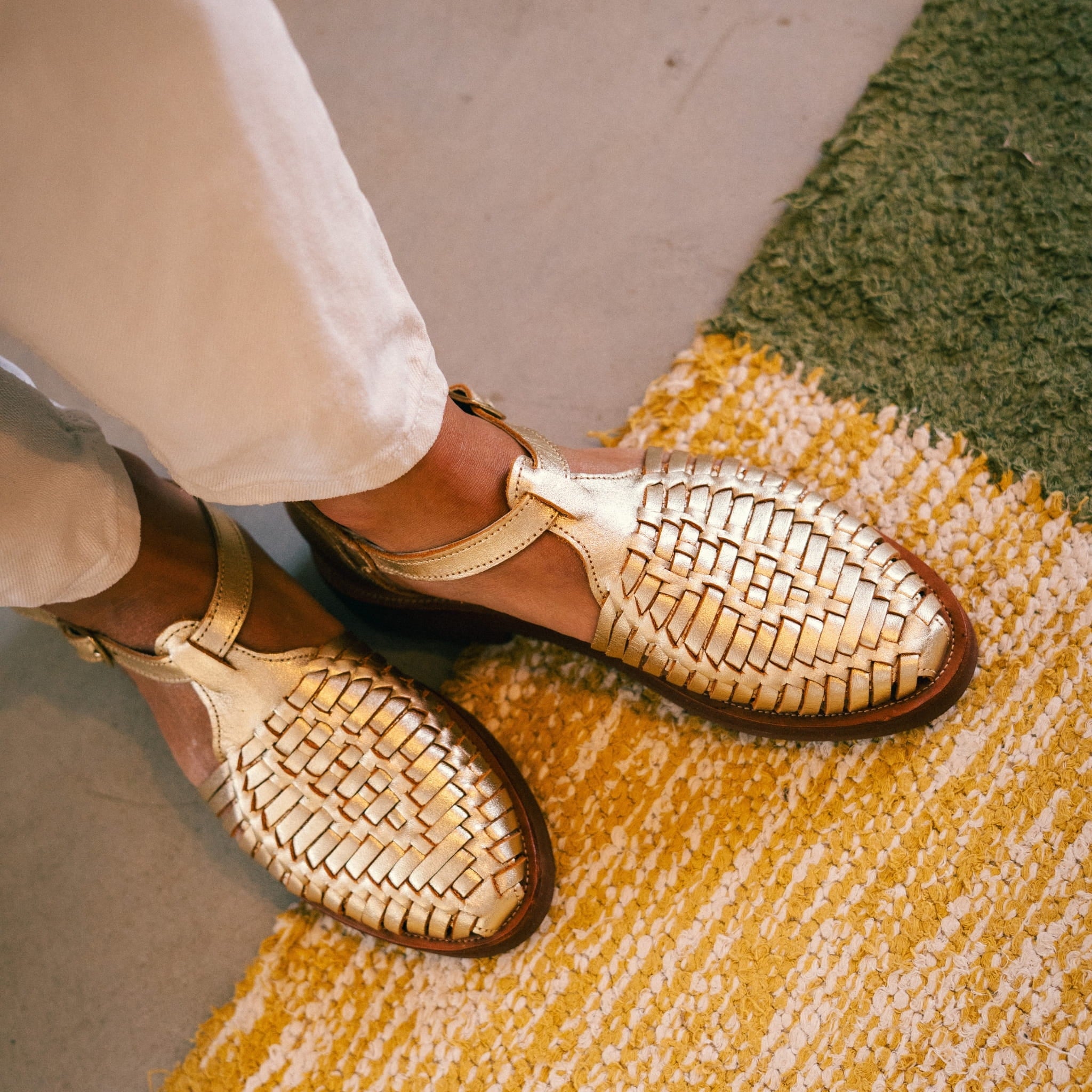 PEONIA CHAMPAGNE - HUARACHE FEMME MAPACHE