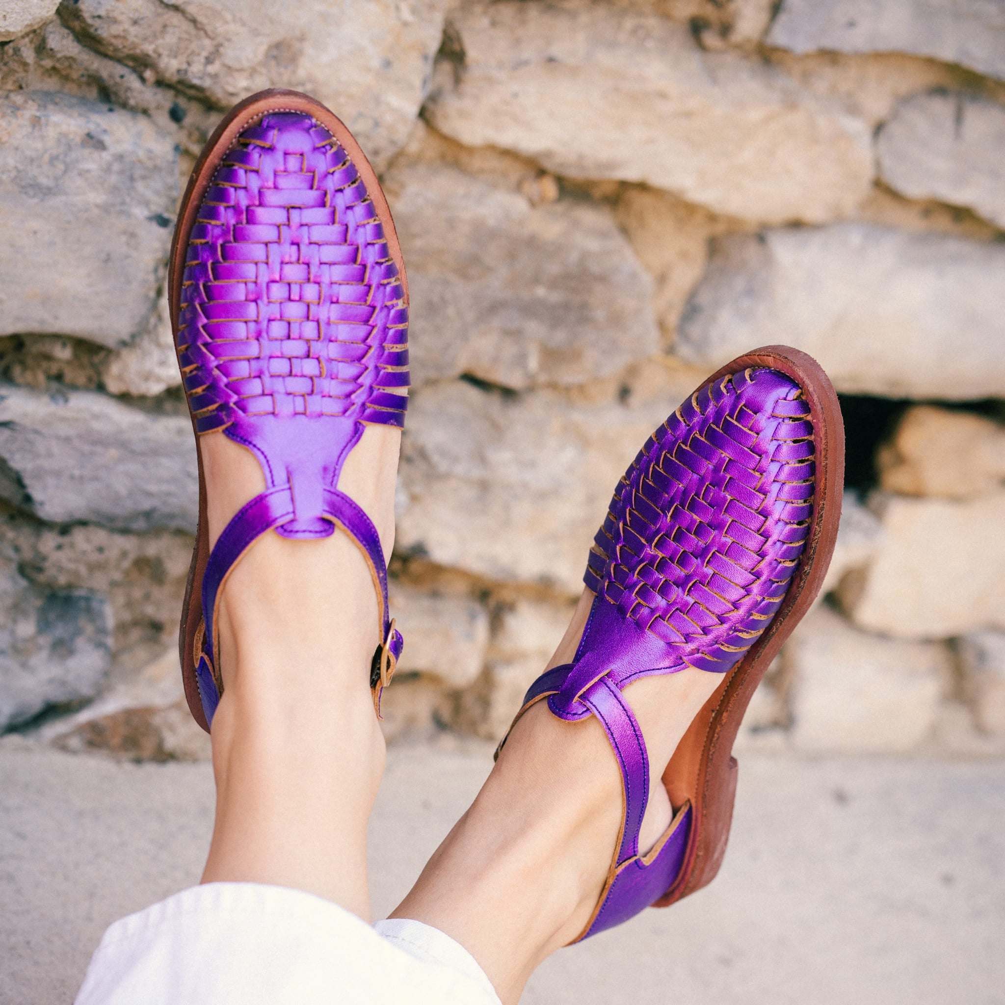 Peonia Violet Flashy - Huarache Mapache