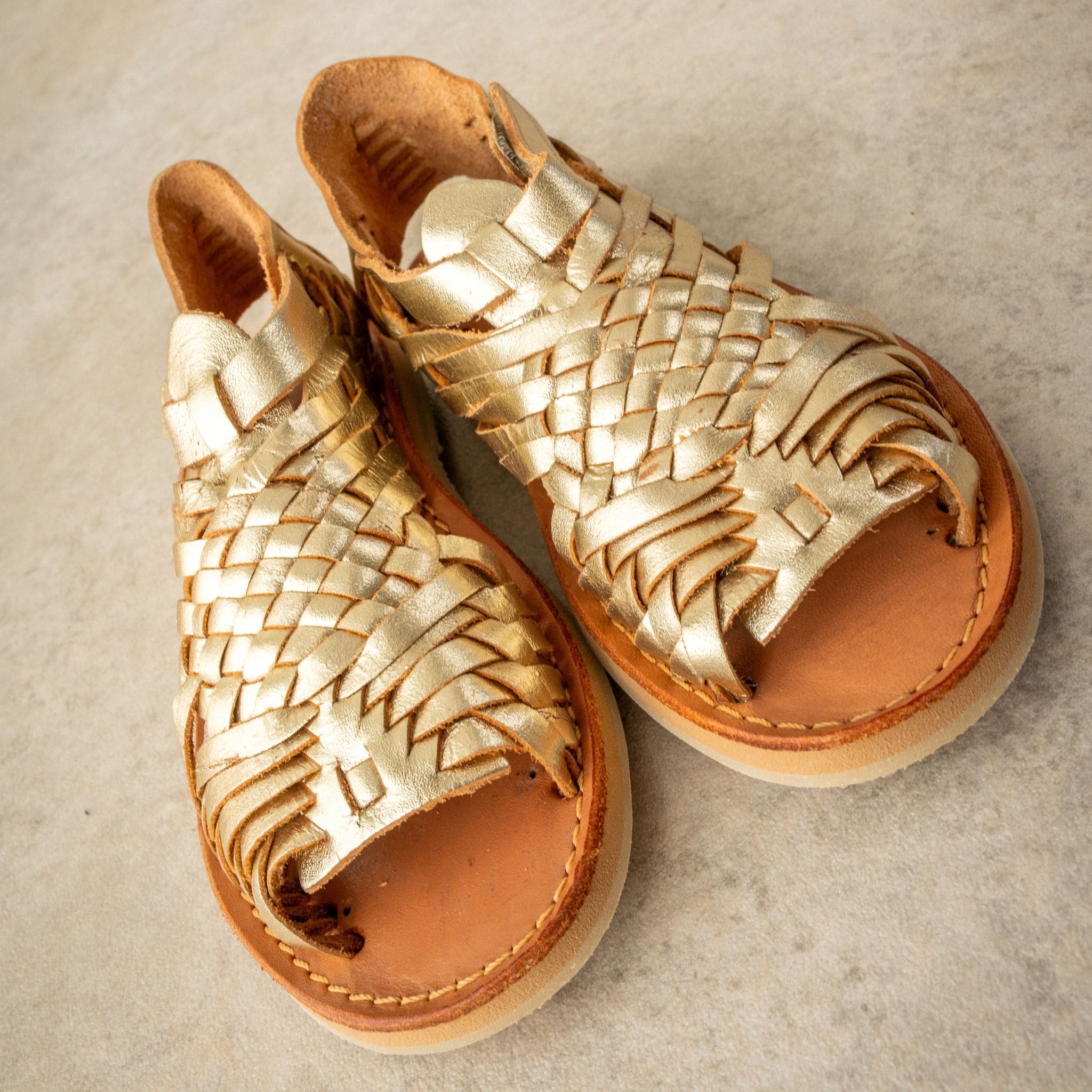 SANDALITA CHAMPAGNE - SANDALE ENFANT MAPACHE 