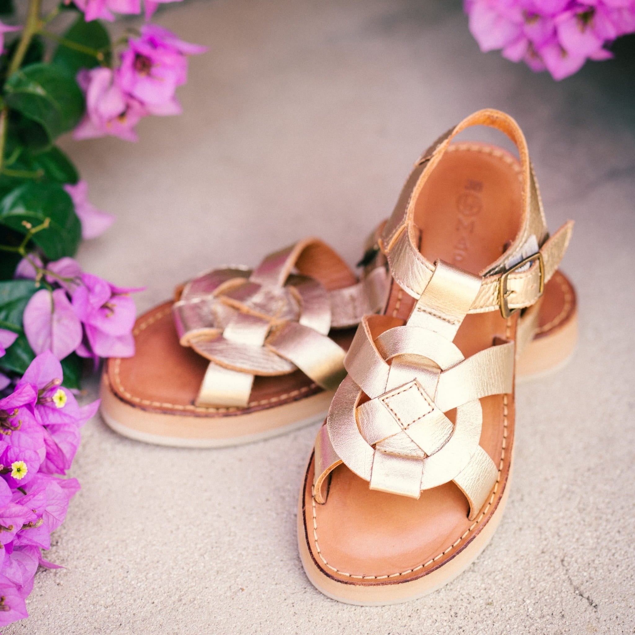 TULUM CHAMPAGNE - SANDALE FEMME MAPACHE 